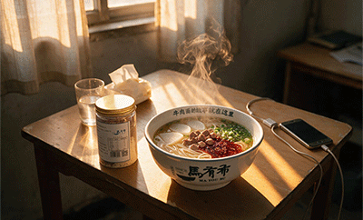 国庆返程，一碗牛肉面解乡愁